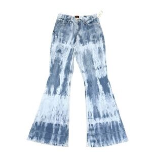 Lee High Rise Cloud Wash Flare Jeans Retro 70s Bell Bottoms 31x33